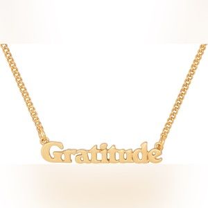 ban.do Good Intentions Necklace | Gratitude (24k gold plated)